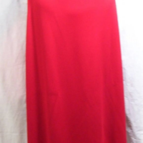 Dress Barn Prom Sexy Red Beaded Sequin Evening Dress Size 12 NWOT - Picture 4 of 4